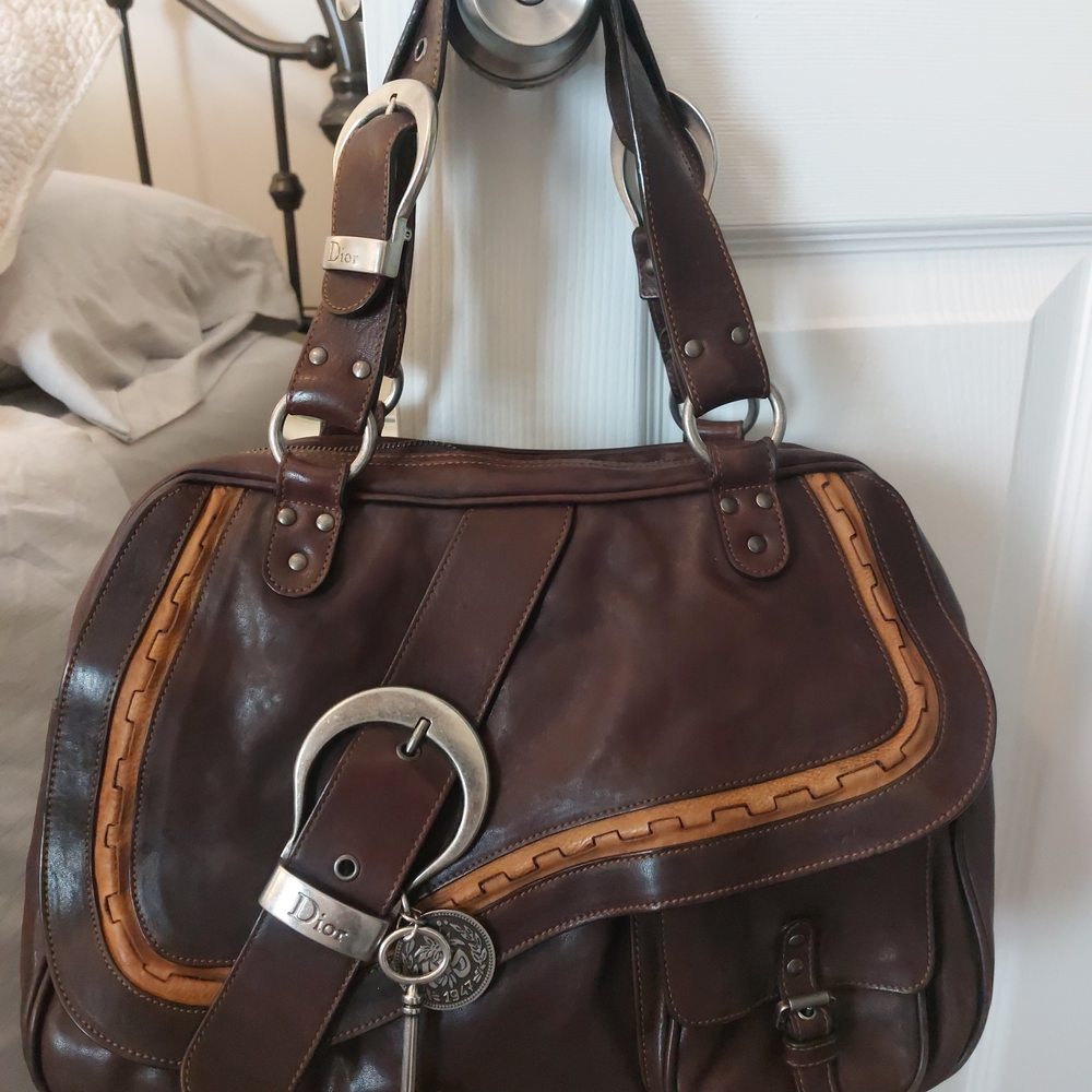 Authentic Vintage Christian Dior Gaucho Saddle Bag